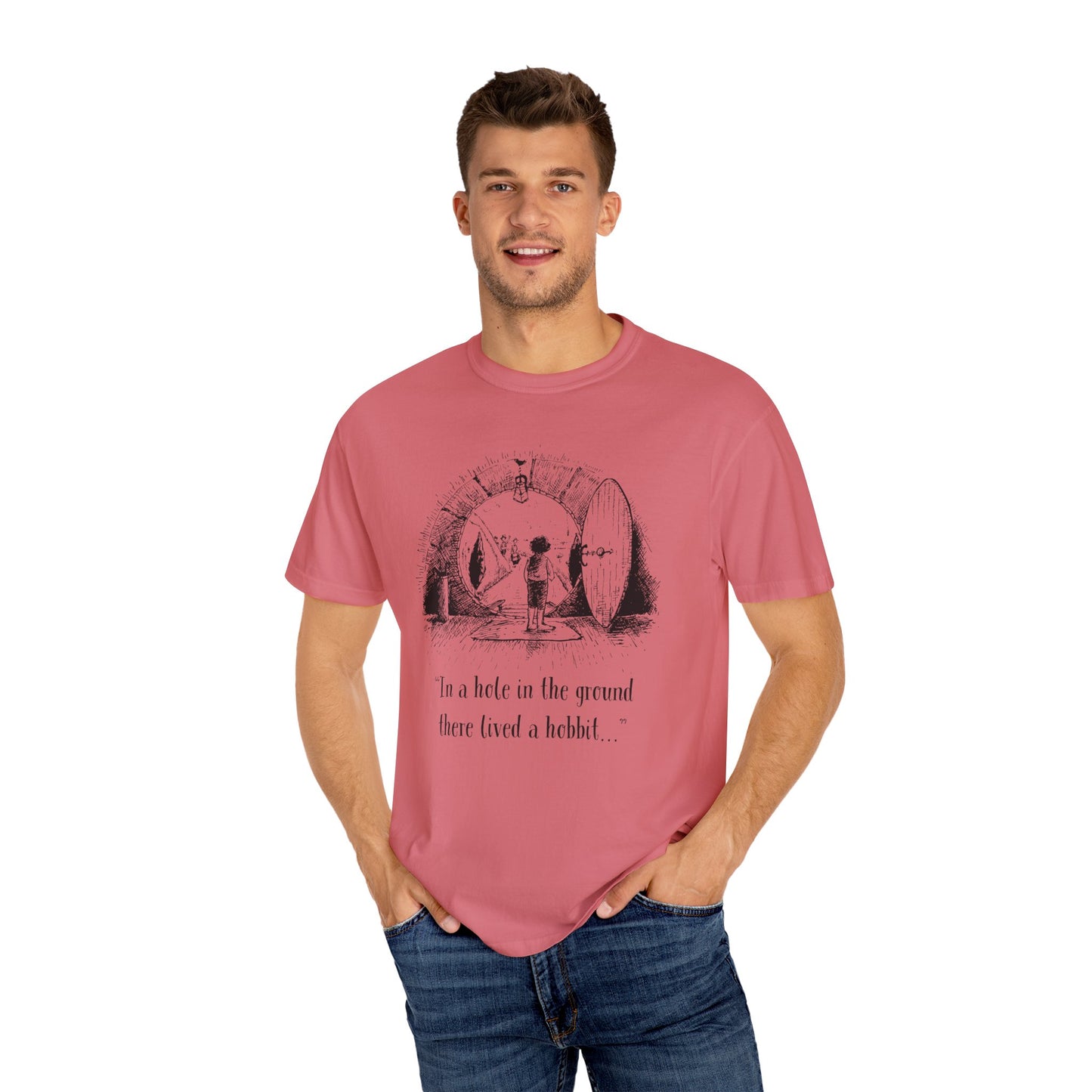 In a Hole in the Ground There Lived a Hobbit T-shirt - The Lord of The Rings