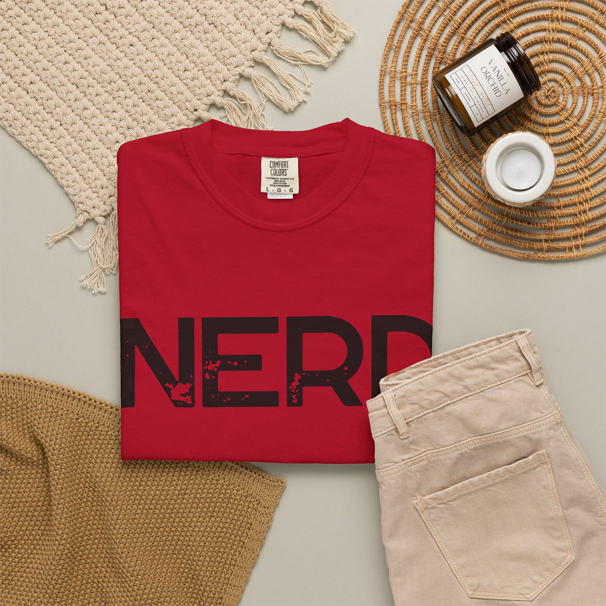 Grunge Oversized Unisex Fit - Nerd T-shirt