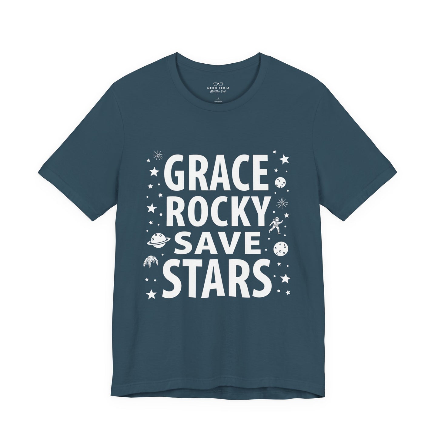 Grace Rocky Save Stars - Project Hail Mary T-Shirt