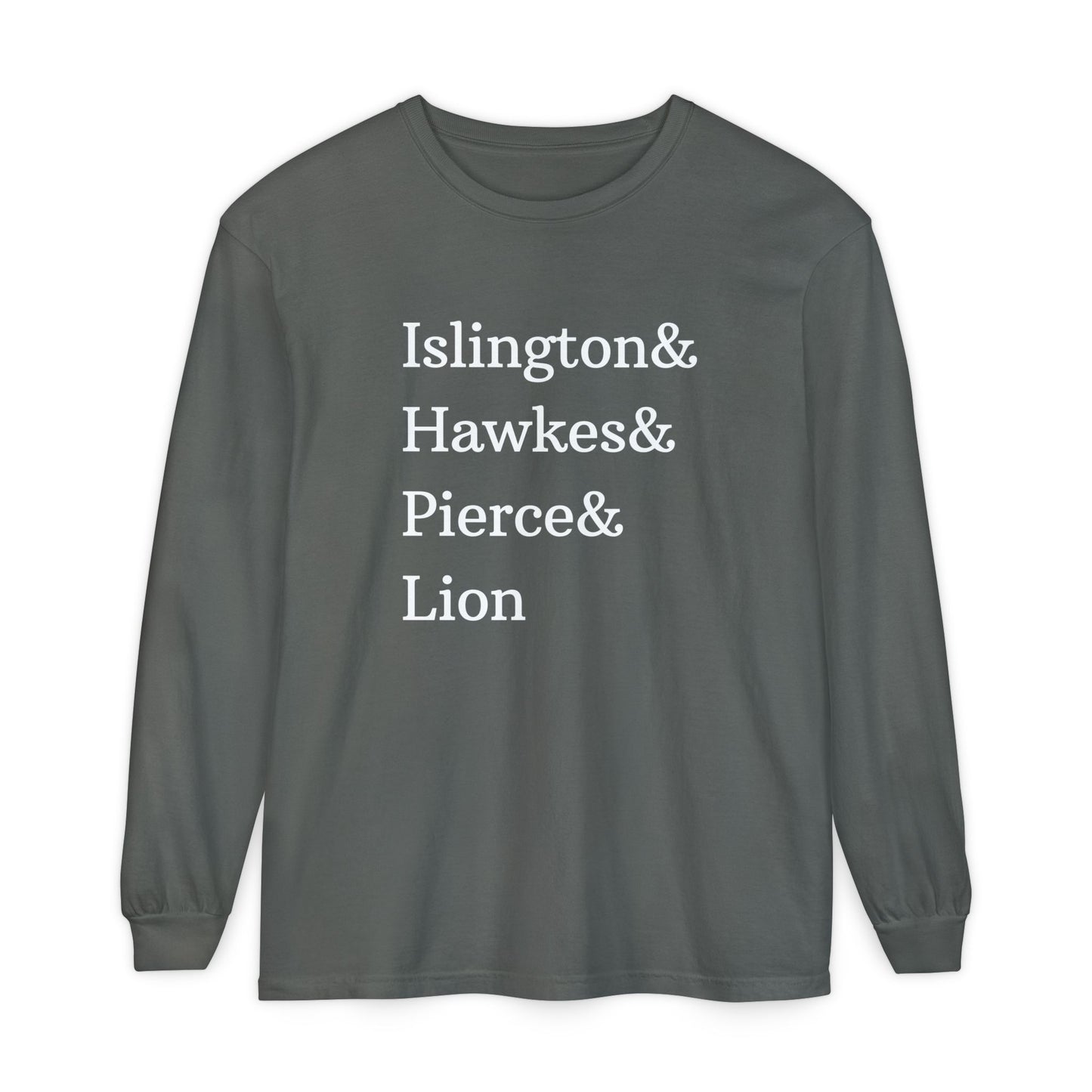 Emma M Lion Character Names - Long Sleeve T-Shirt