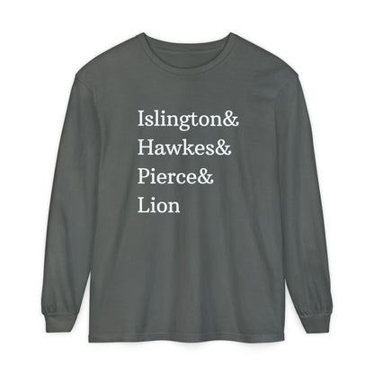 Emma M Lion Character Names - Long Sleeve T-Shirt