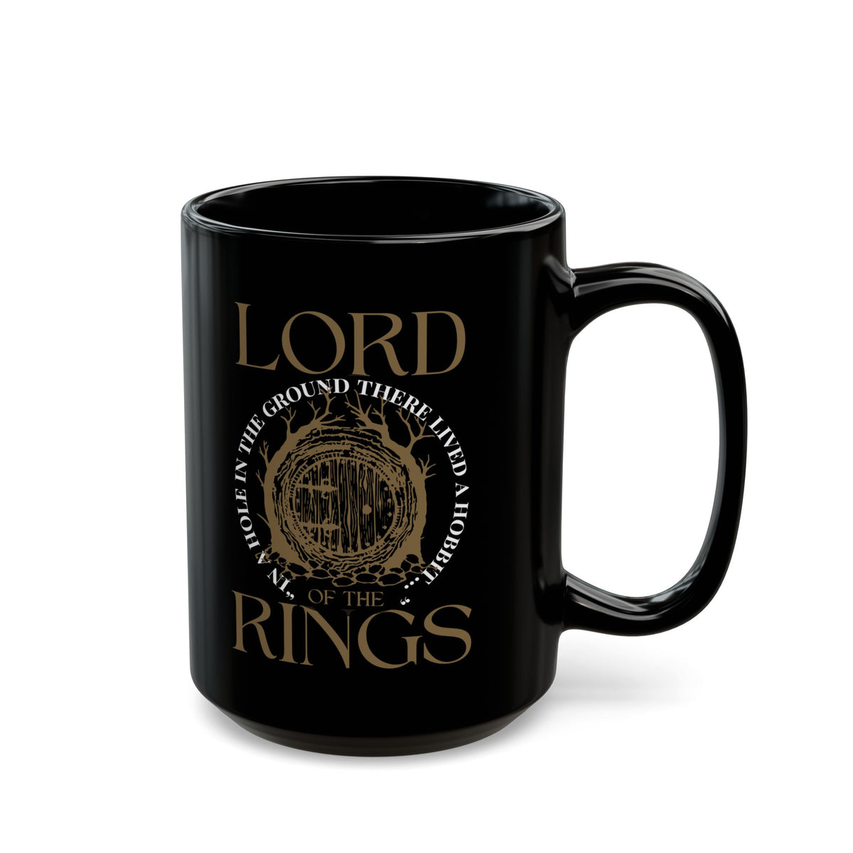 Lord of the Rings Black Coffee Mug