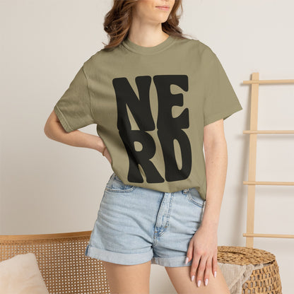 Block Letters Oversized Unisex - Nerd T-shirt
