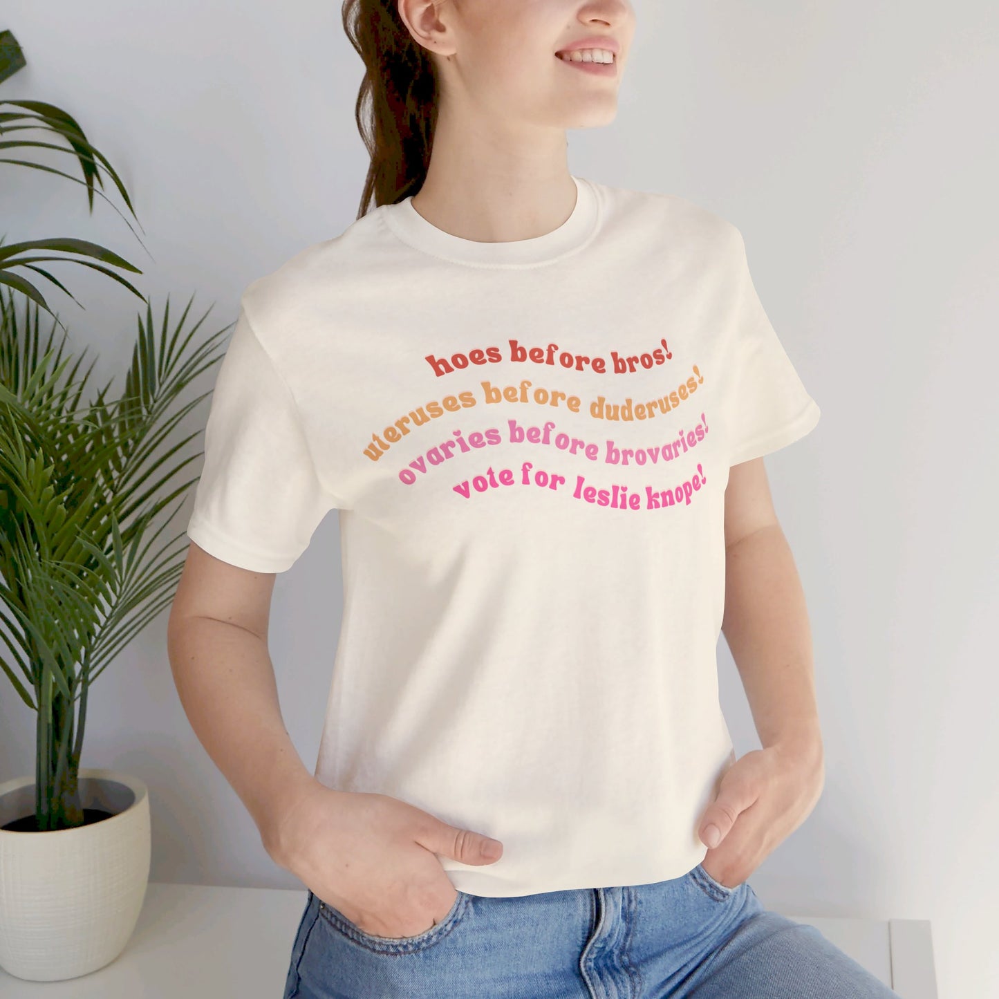 Hoes Before Bros - Parks and Rec T-shirt