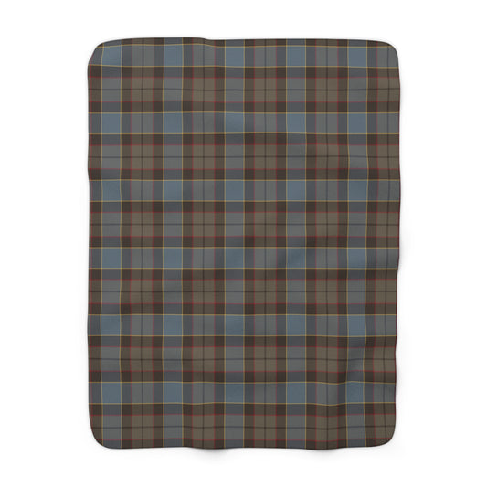 Outlander Fraser Tartan Sherpa Blanket