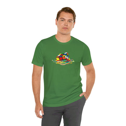 Melting Puzzle Cube - Big Bang Theory T-shirt