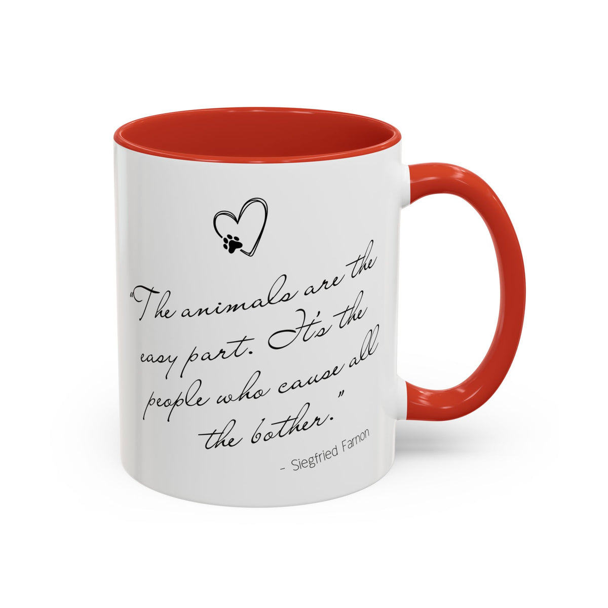 Animals Are The Easy Part - All Creatures Great and Small Coffee Mug