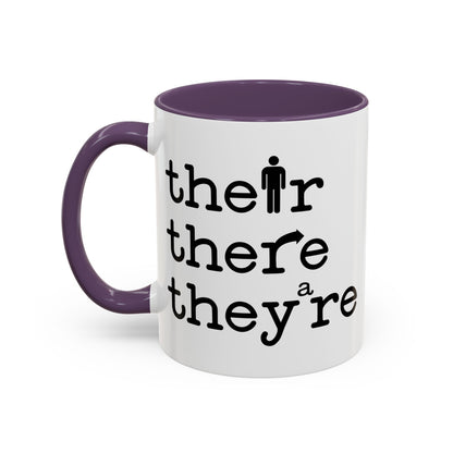 Their, There, They're Coffee Mug