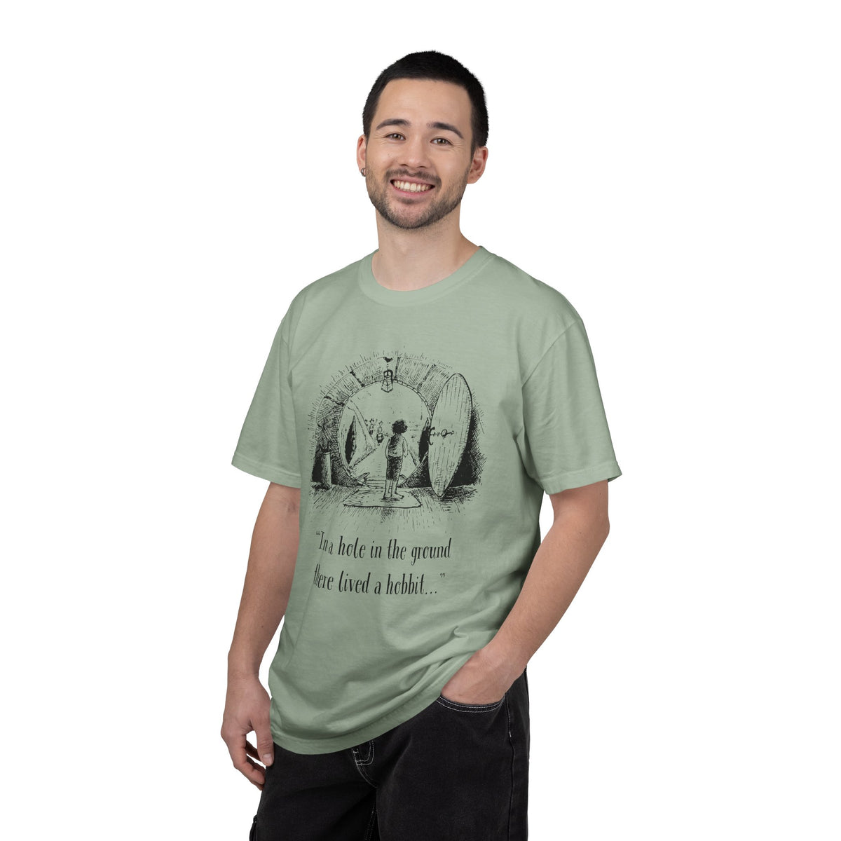 In a Hole in the Ground There Lived a Hobbit - The Lord of The Rings T-shirt