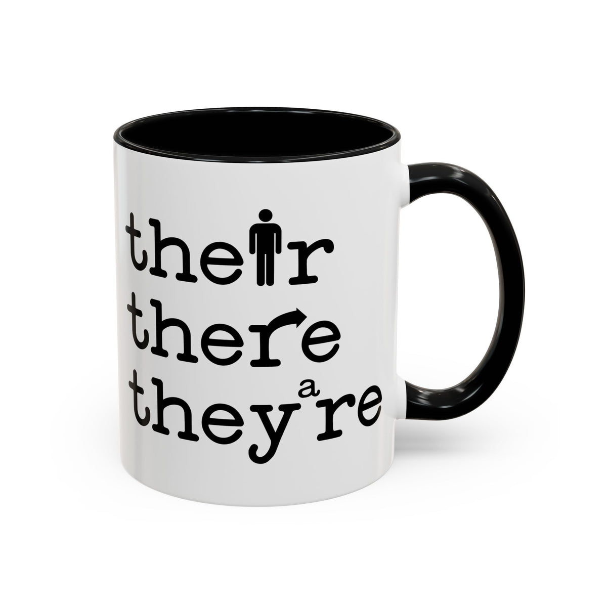 Their, There, They're Coffee Mug