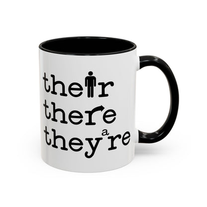 Their, There, They're Coffee Mug