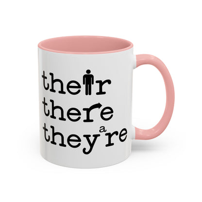 Their, There, They're Coffee Mug