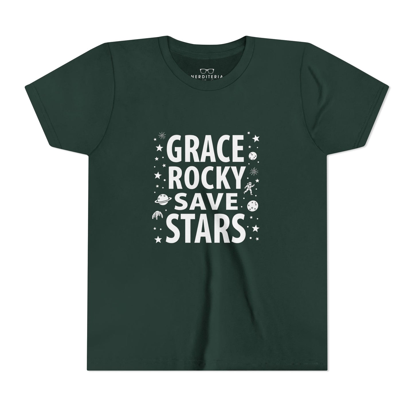 Grace Rocky Save Stars - Project Hail Mary Kids' T-Shirt