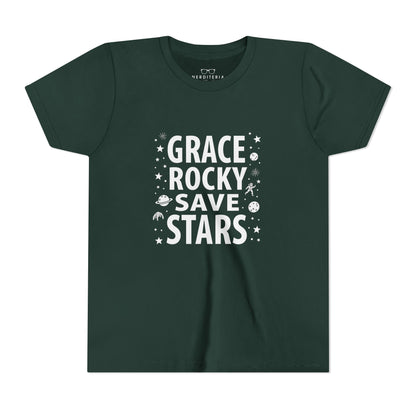 Grace Rocky Save Stars - Project Hail Mary Kids' T-Shirt