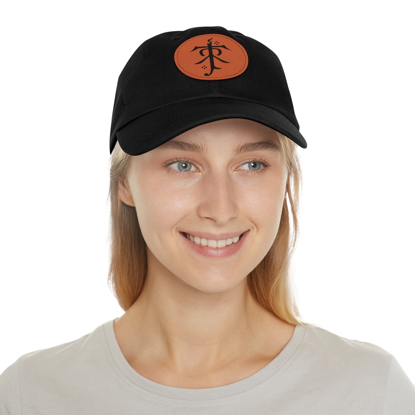 Lord of the Rings Logo Dad Hat with Leather Patch