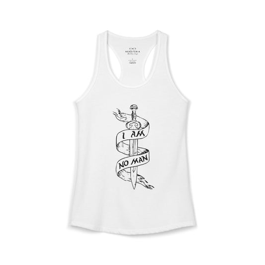 I Am No Man Women's Racerback Tank Top - Lord of the Rings