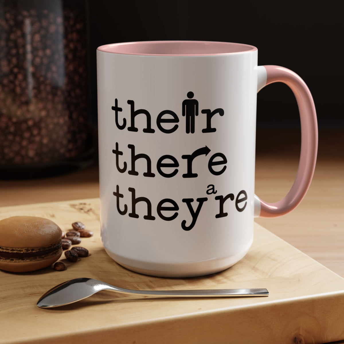 Their, There, They're Coffee Mug