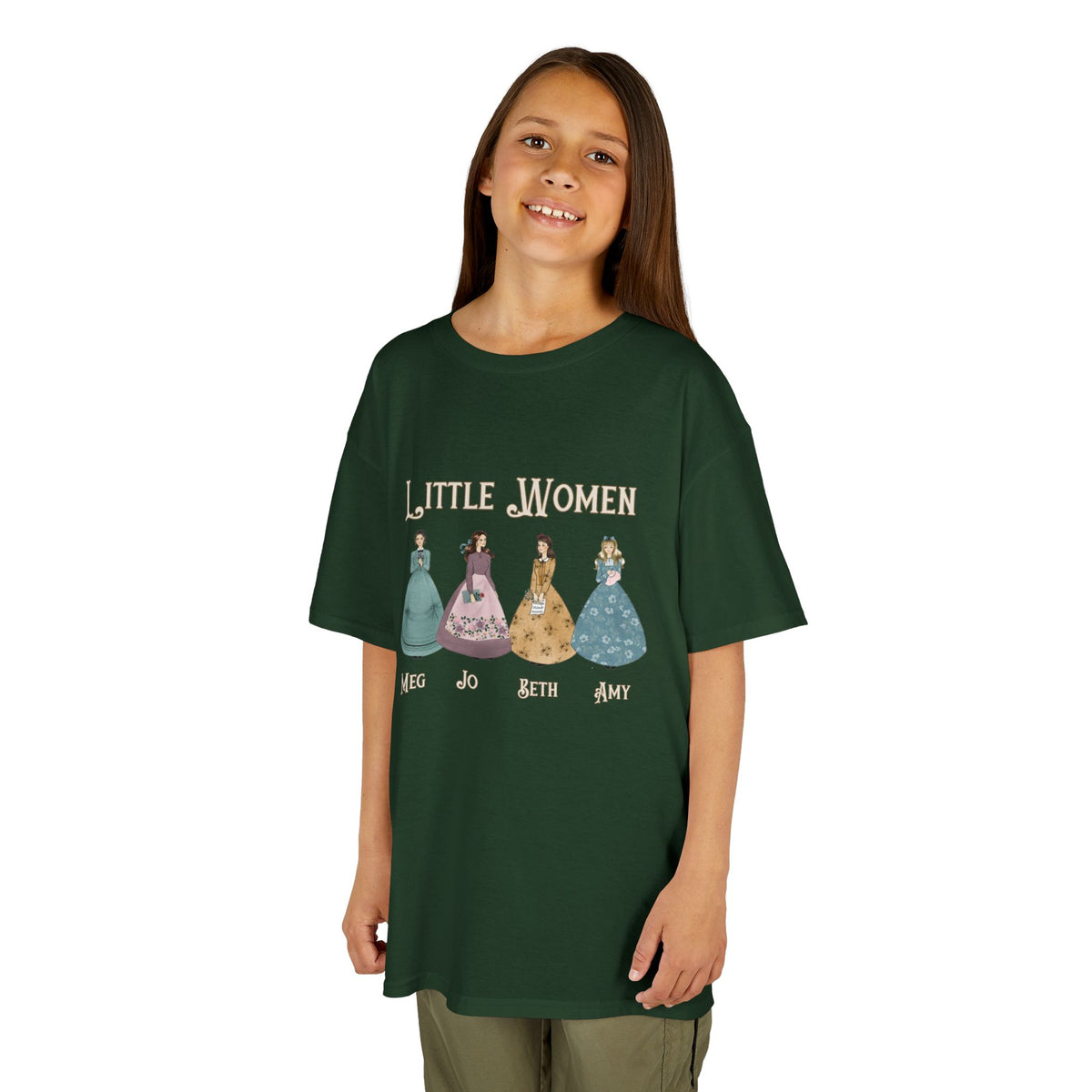All Dressed Up - Little Women Kids' T-Shirt