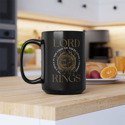 Lord of the Rings Black Coffee Mug
