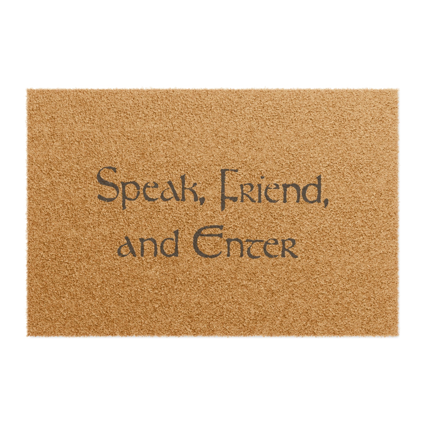 speak friend and enter doormat
