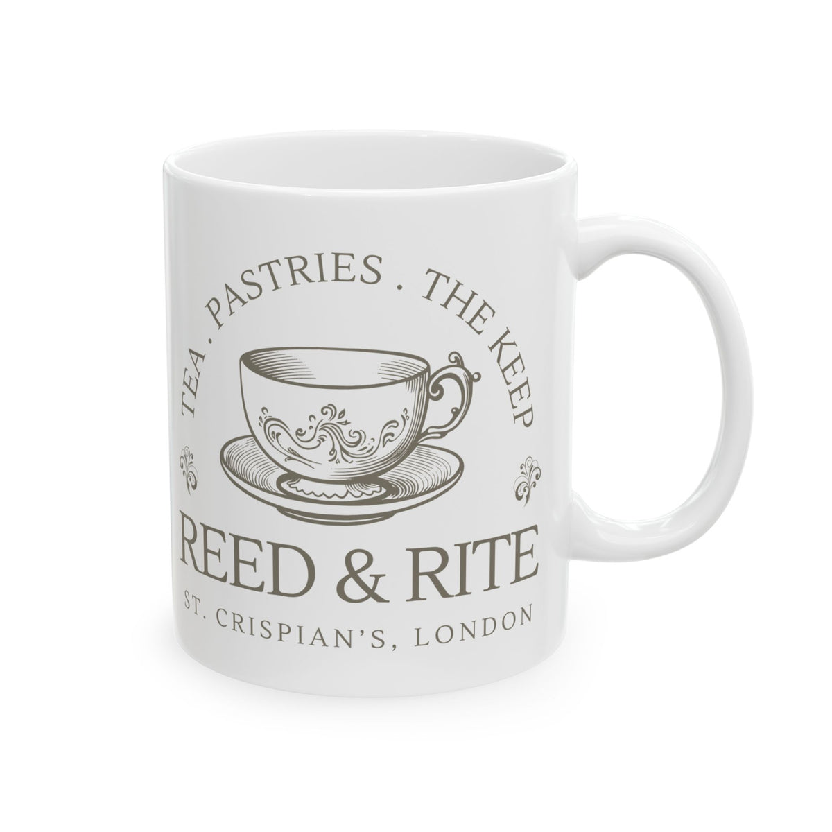 Reed & Rite St. Crispian's - Emma M Lion Coffee Mug