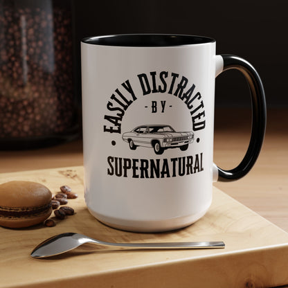 Easily Distracted by Supernatural Coffee Mug