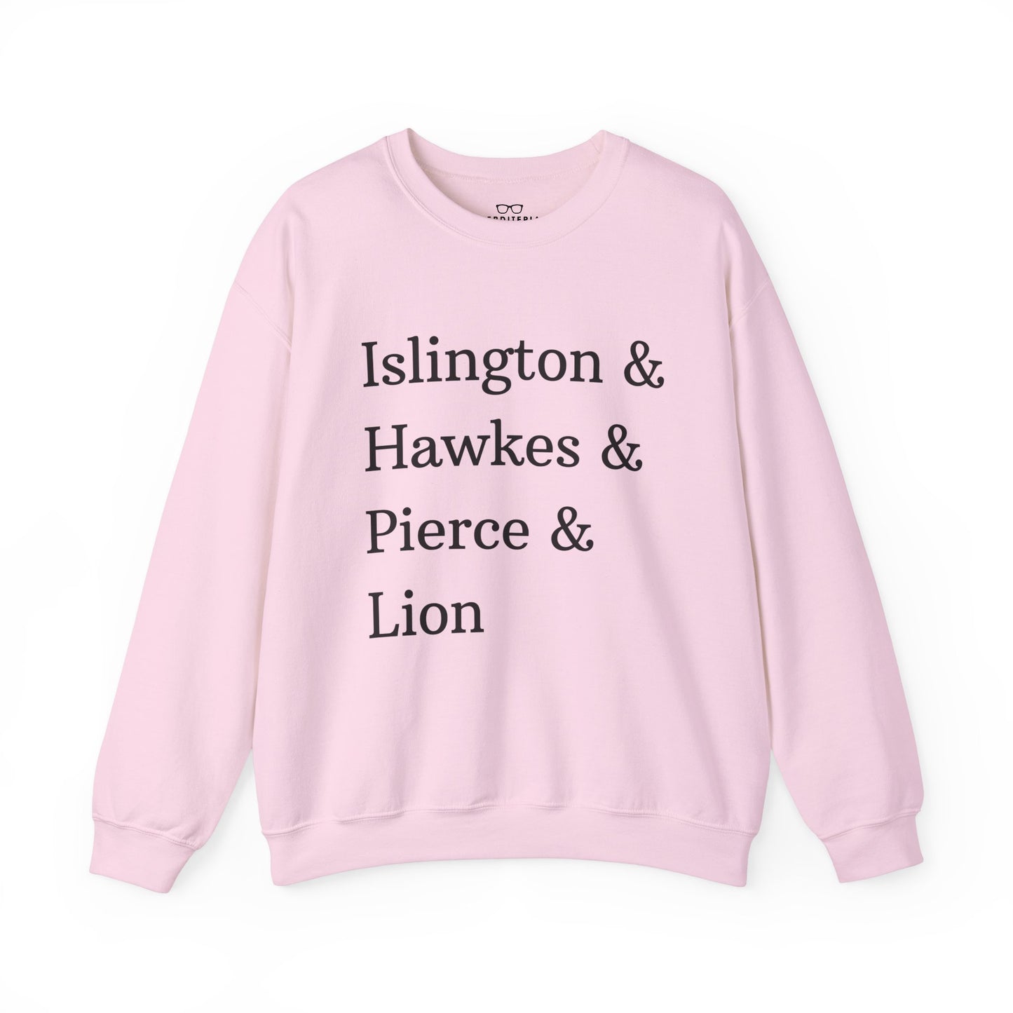 Emma M Lion Character Names Sweatshirt - Book Lovers