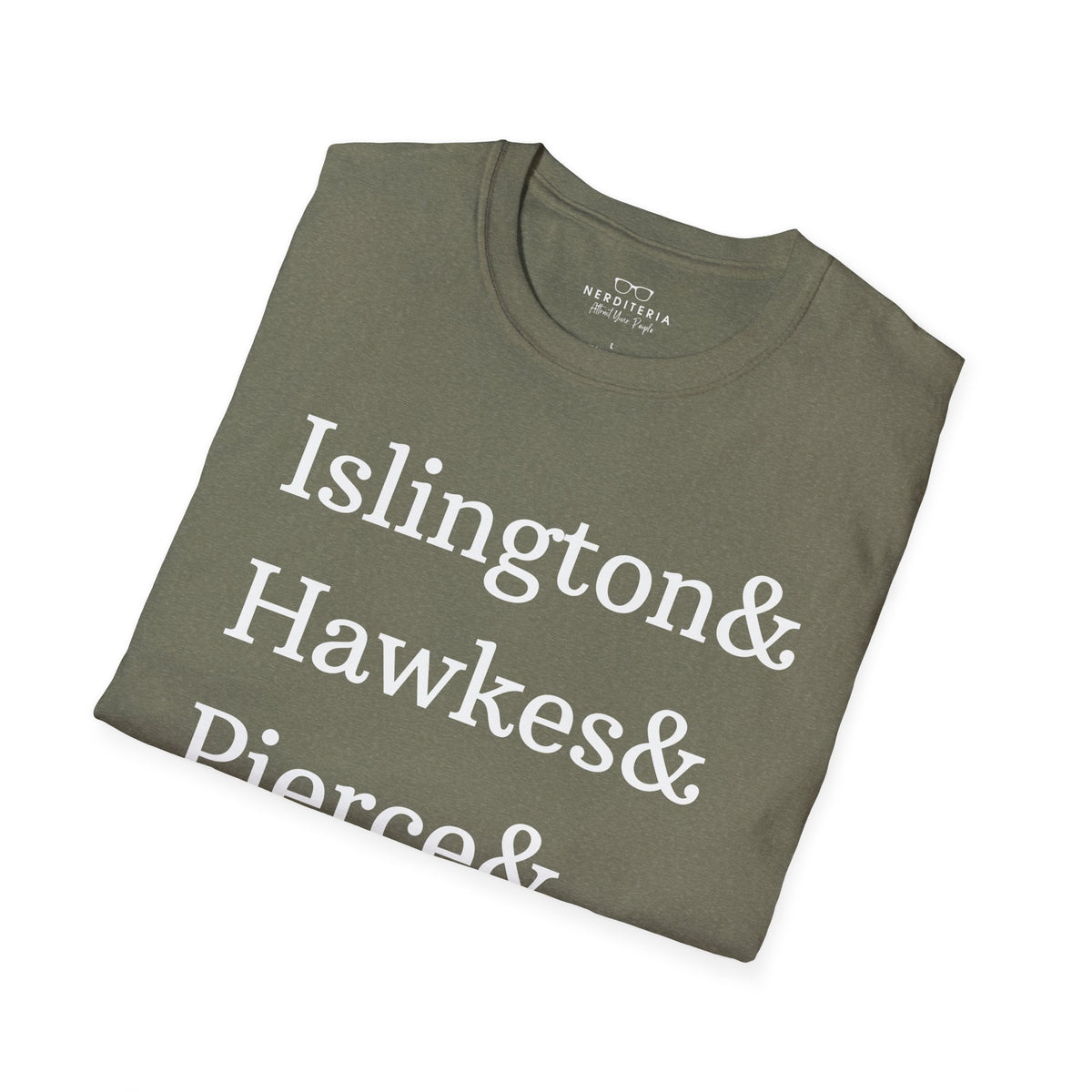 Emma M. Lion Character Names - Book Lovers Softstyle T-Shirt
