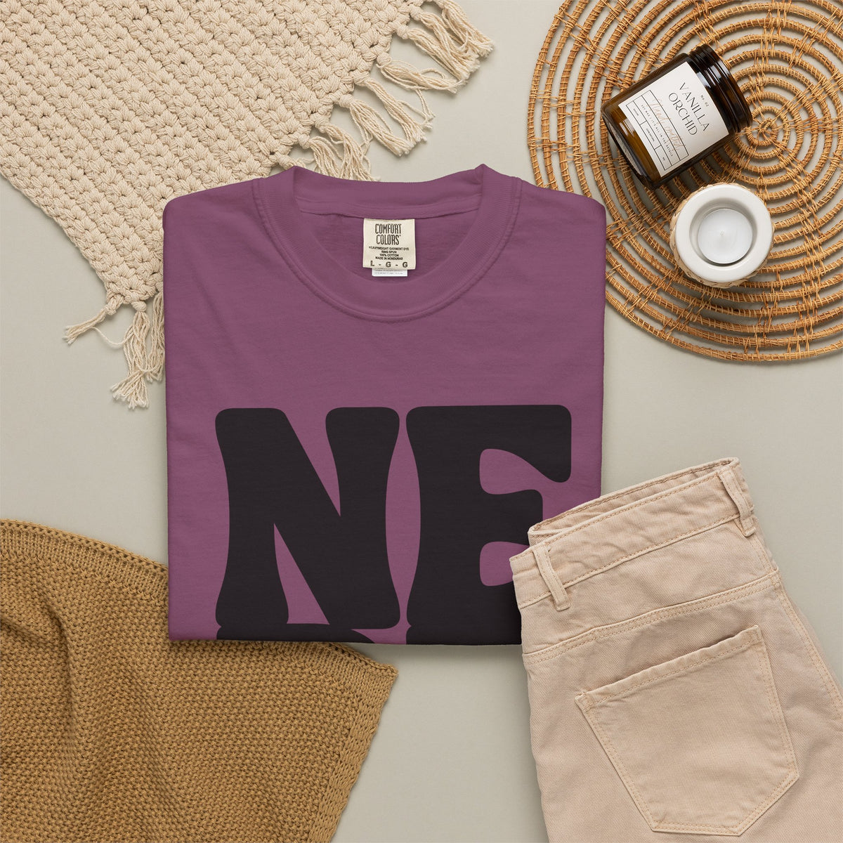 Block Letters Oversized Unisex - Nerd T-shirt
