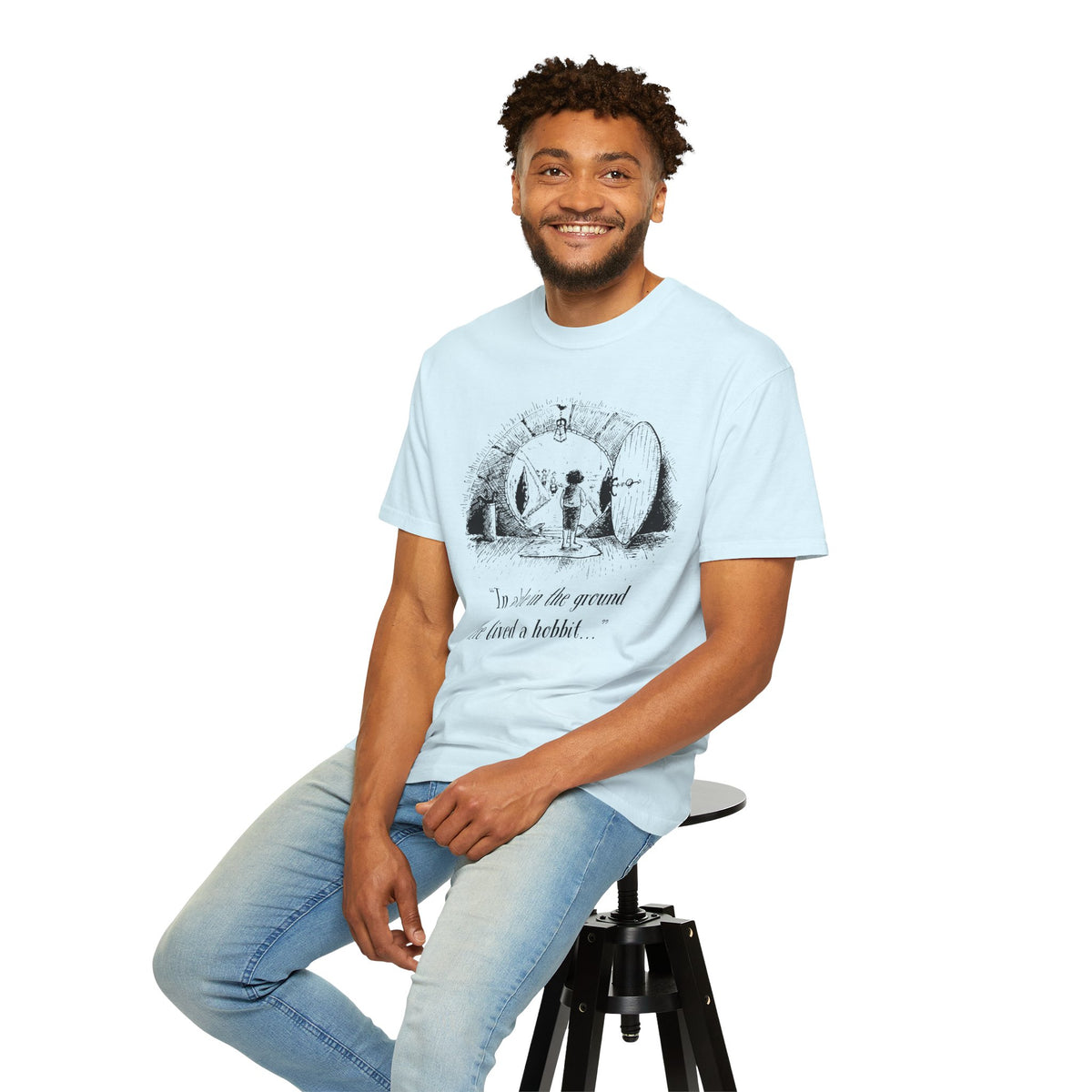 In a Hole in the Ground There Lived a Hobbit - The Lord of The Rings T-shirt
