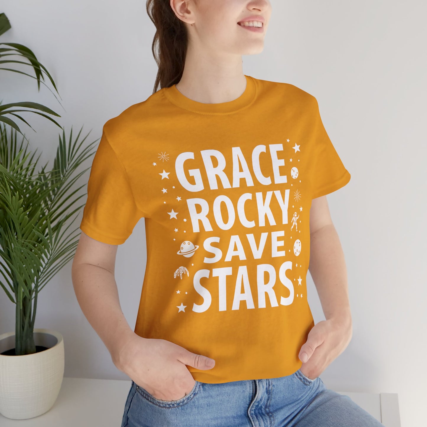 Grace Rocky Save Stars - Project Hail Mary T-Shirt