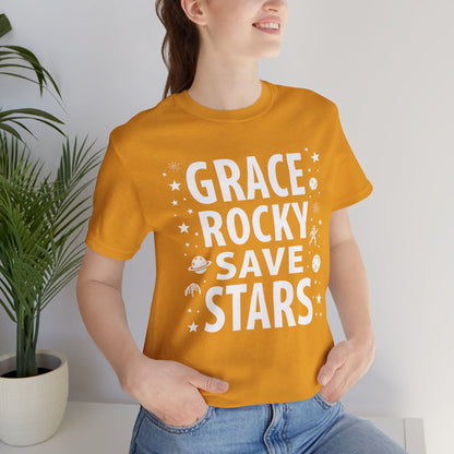 Grace Rocky Save Stars - Project Hail Mary T-Shirt