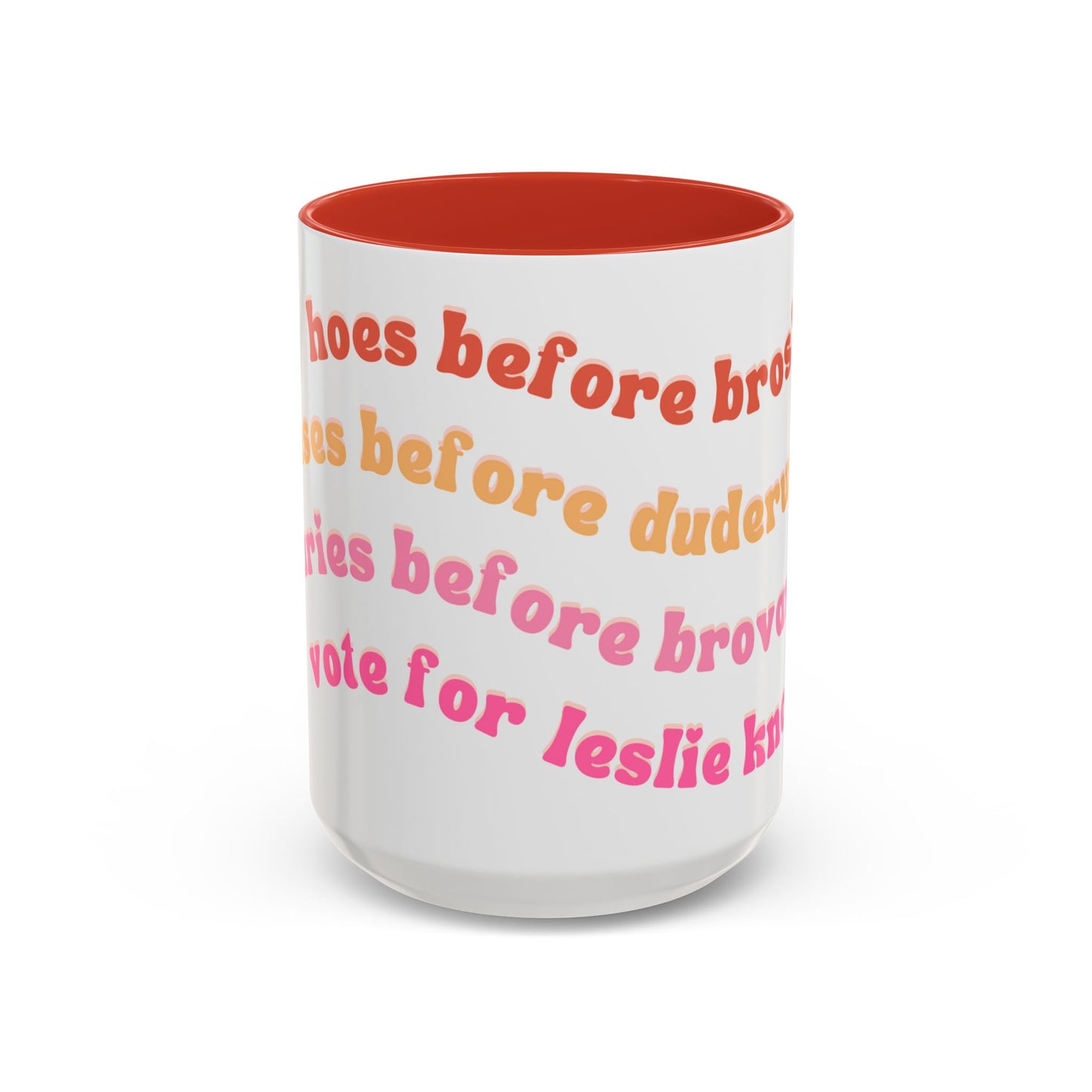 'Bros Before Hoes' Galentines - Parks and Rec Coffee Mug