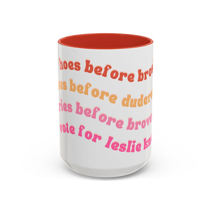 'Bros Before Hoes' Galentines - Parks and Rec Coffee Mug