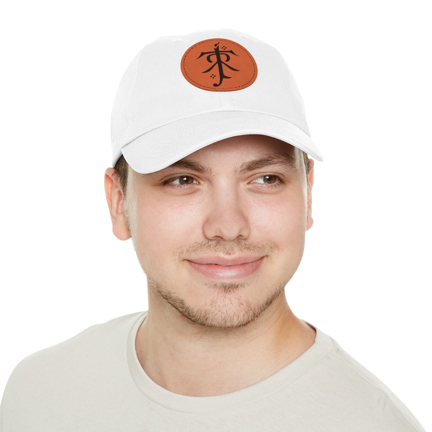 Lord of the Rings Logo Dad Hat with Leather Patch