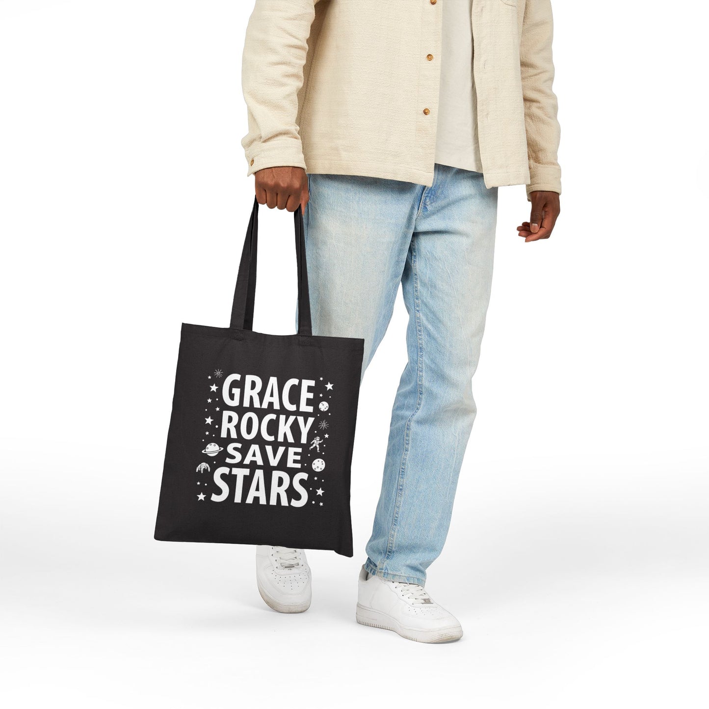 Grace Rocky Save Stars - Project Hail Mary Tote Bag