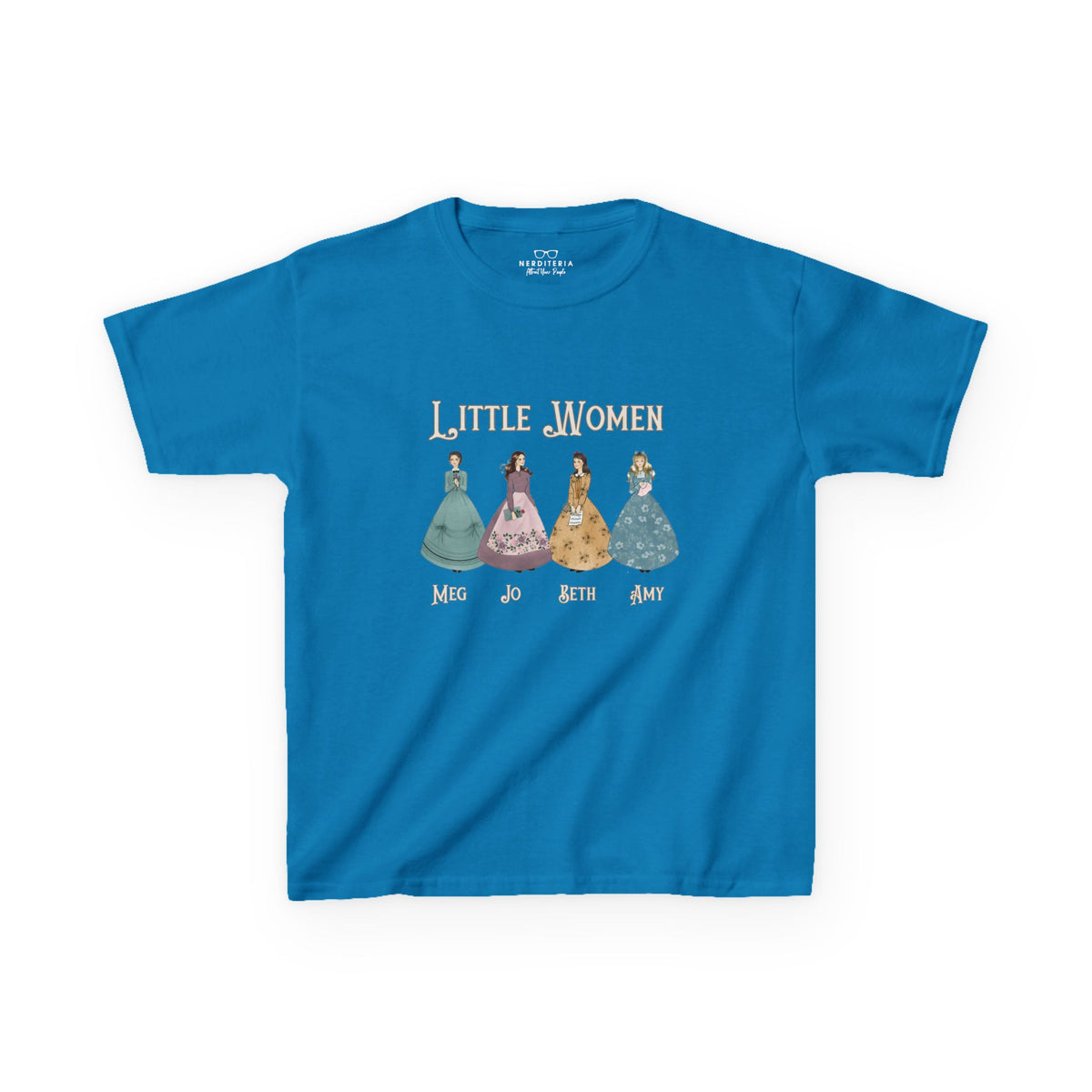 All Dressed Up - Little Women Kids' T-Shirt