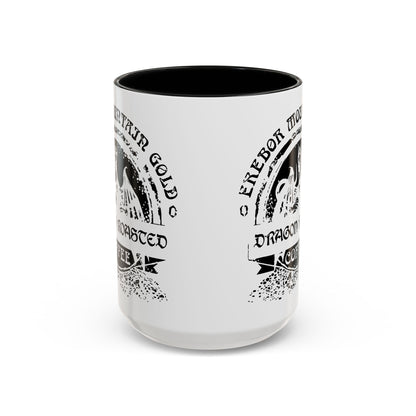 Erebor Mountain Dragon Roasted - The Hobbit Coffee Mug