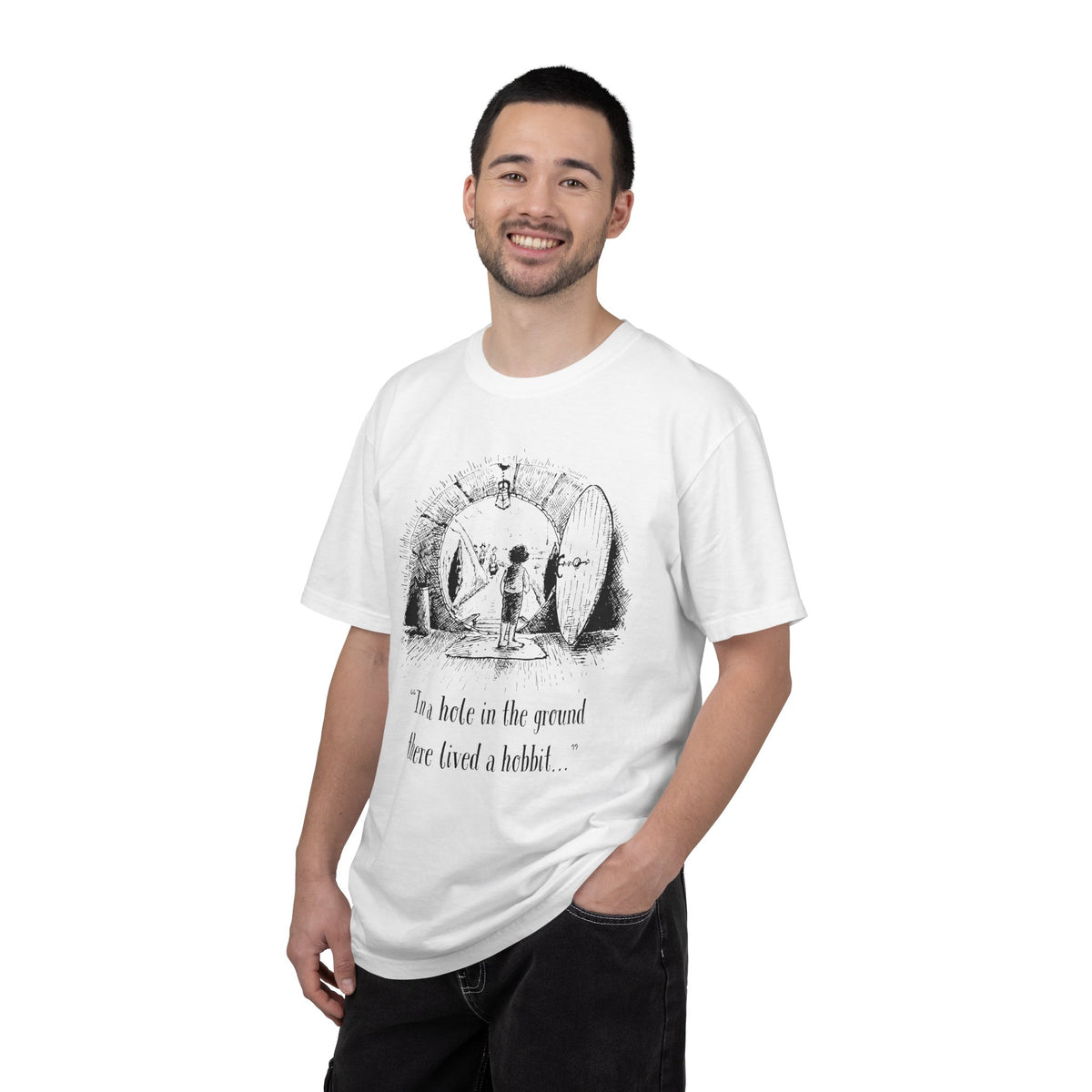 In a Hole in the Ground There Lived a Hobbit - The Lord of The Rings T-shirt