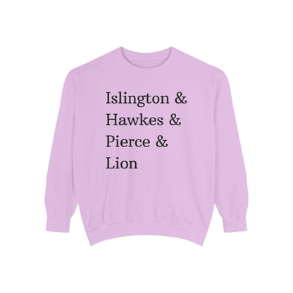 Islington Hawkes Pierce Lion - Emma M Lion Pastel Sweatshirt