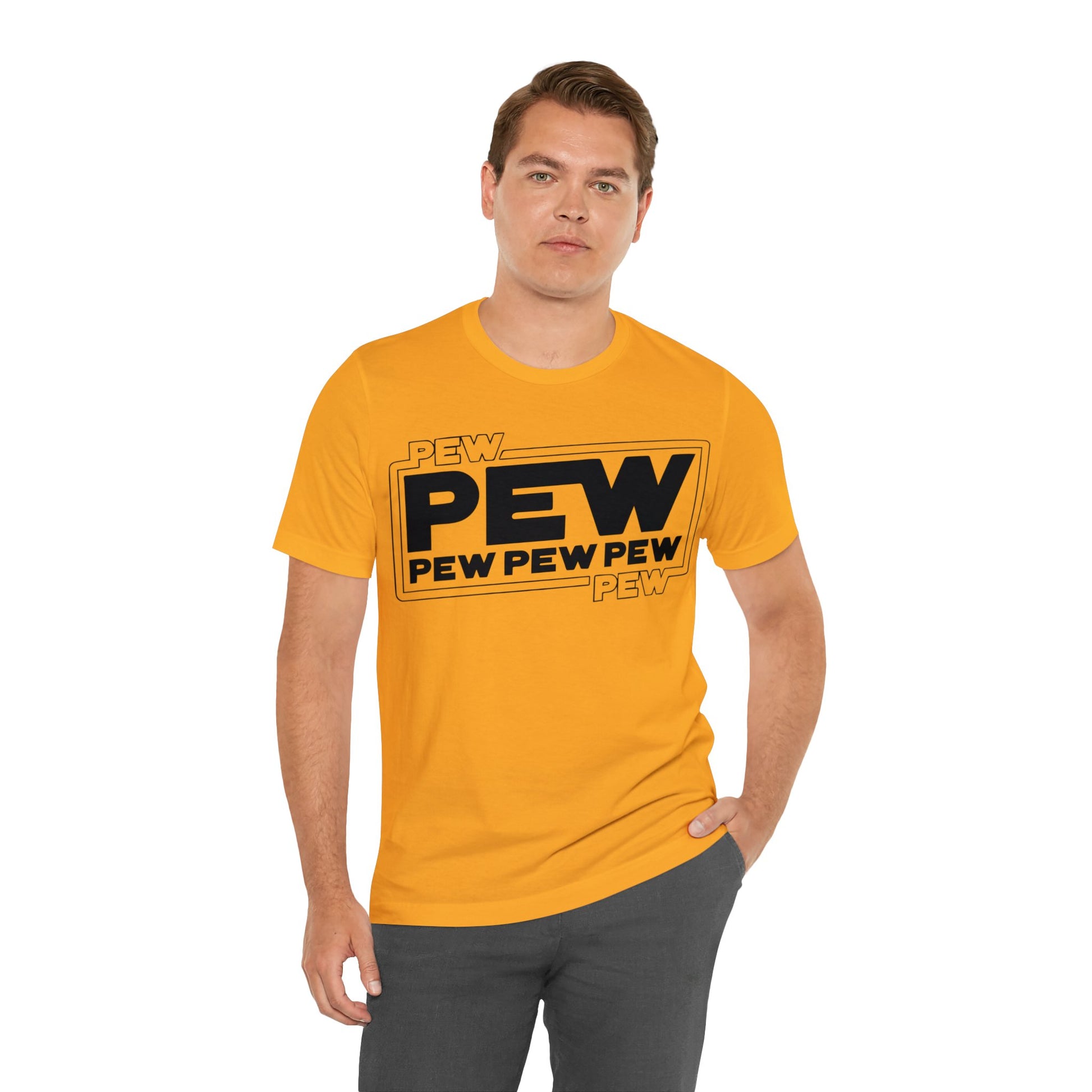 pew pew star wars tshirt