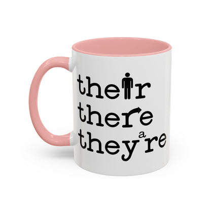Their, There, They're Coffee Mug