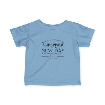 Tomorrow is a New Day - Anne of Green Gables Baby T-shirt