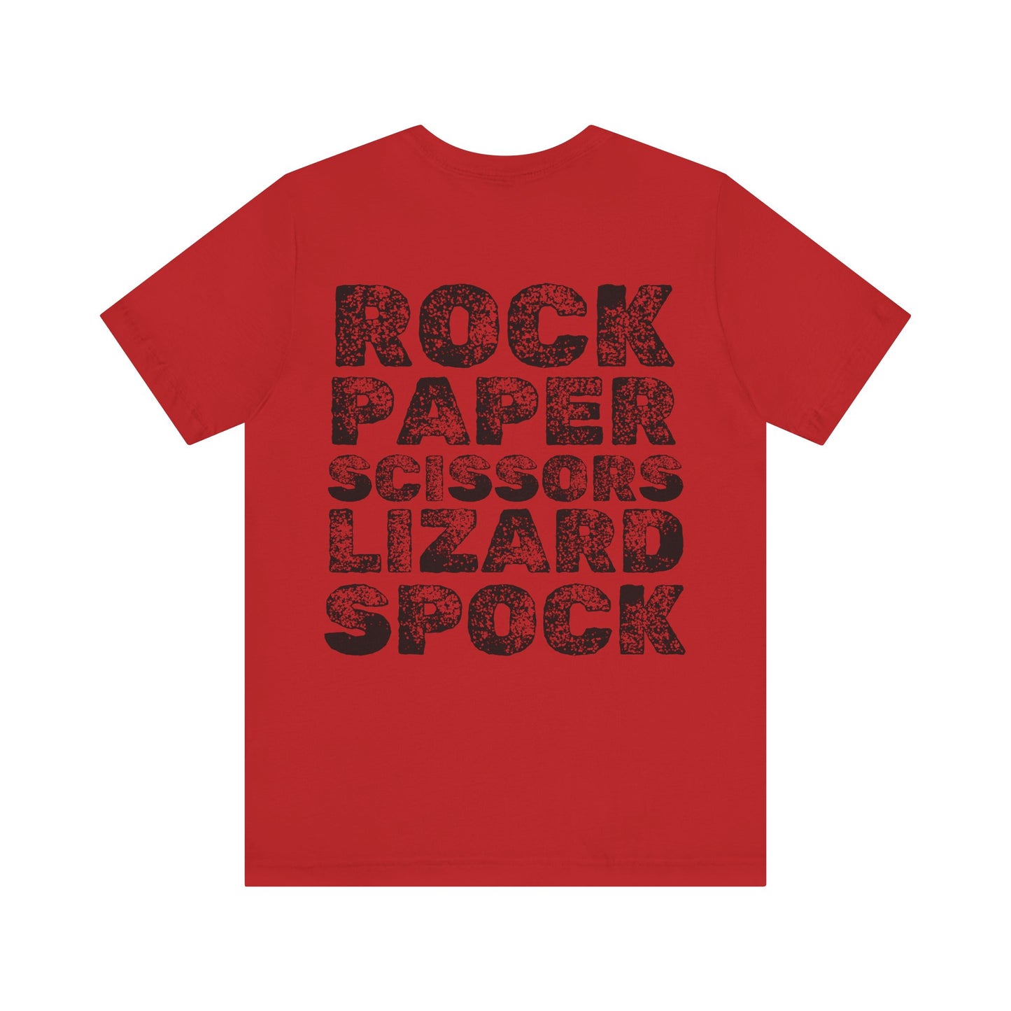 Rock Paper Scissors Lizard Spock T-shirt - Big Bang Theory