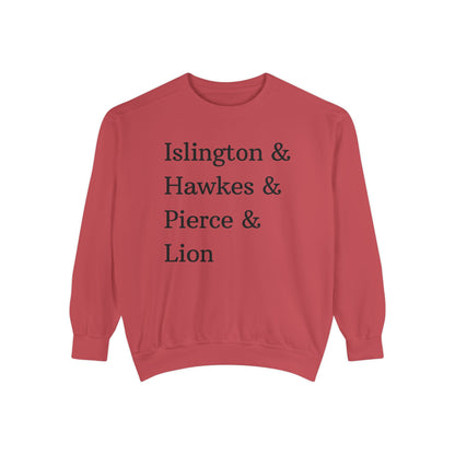 Islington Hawkes Pierce Lion - Emma M Lion Pastel Sweatshirt
