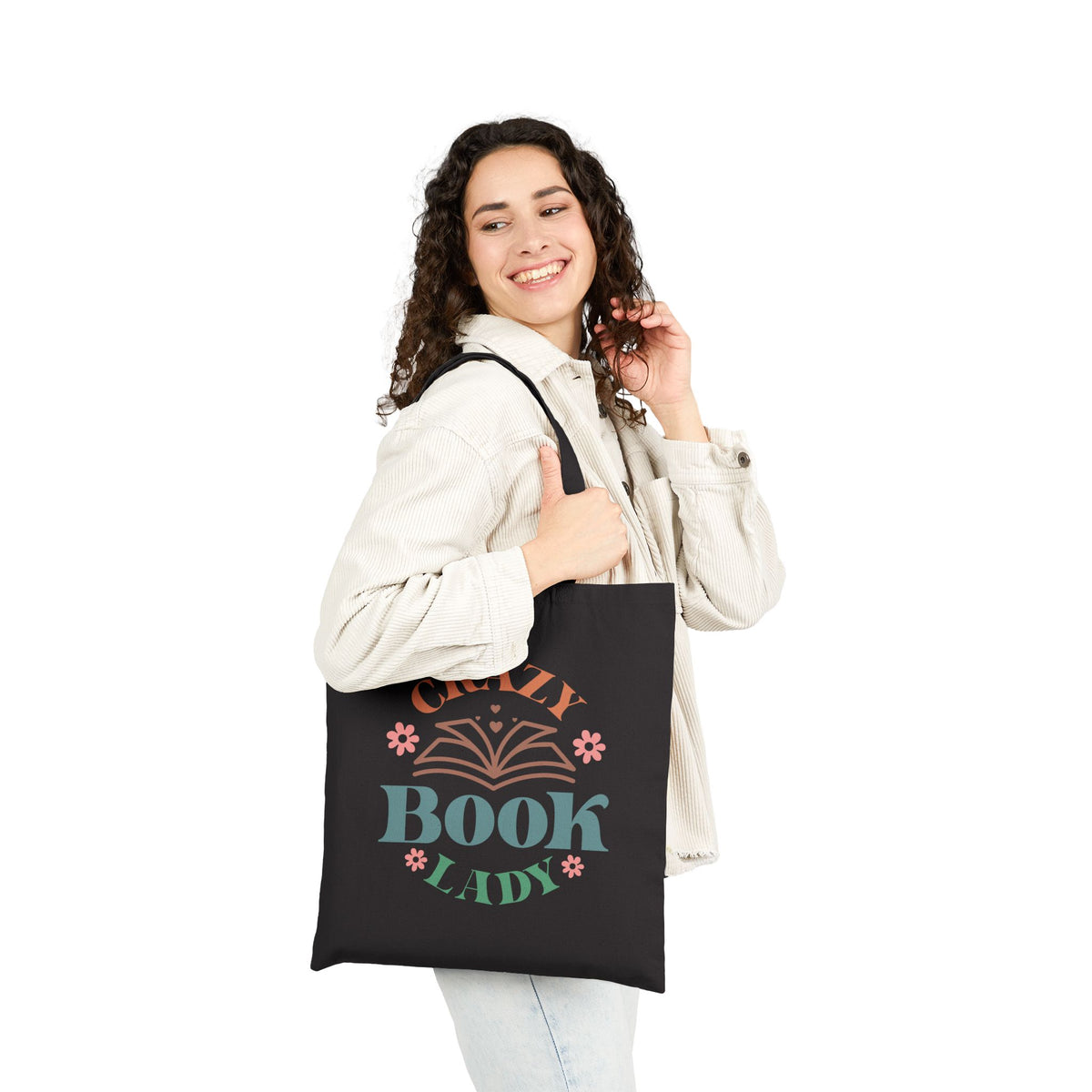 Crazy Book Lady Tote Bag - Book Lovers