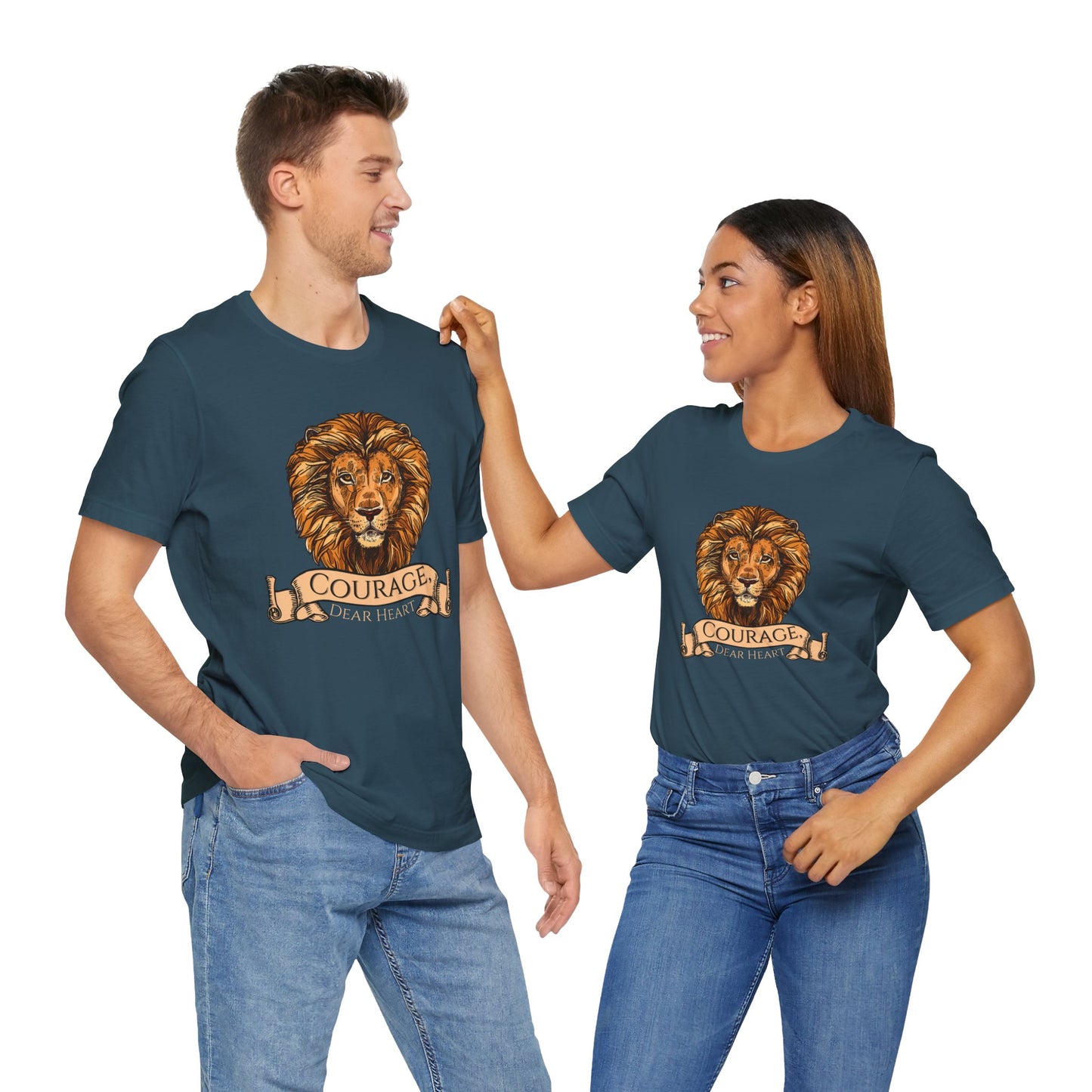 Aslan Courage Dear Heart - Chronicles of Narnia T-shirt