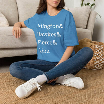 Emma M. Lion Character Names - Book Lovers Softstyle T-Shirt