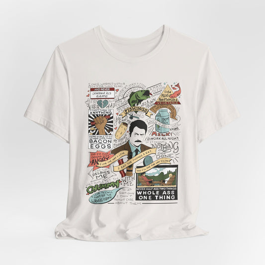 Ron Swanson Quotes - Parks and Rec T-shirt