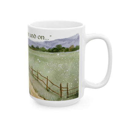 The Road Goes Ever On - Lord of the Rings Coffee Mug